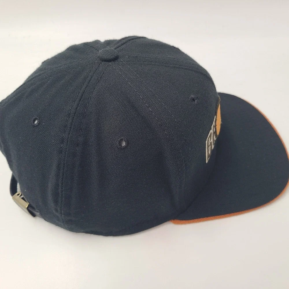 Vintage Cleveland Browns Hat Strapback New Era Black Orange NFL Wool Blend Men